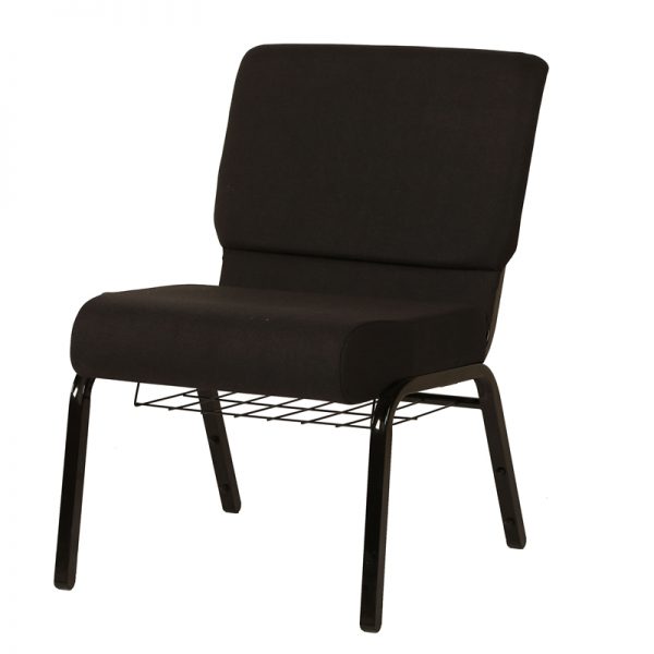 -High Stacking Contemporary Metal Church Chair