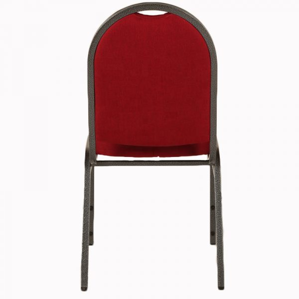 Burgundy Backrest Stackable Banquet Chair-Hammer Gold Frame EB-28 - Image 4