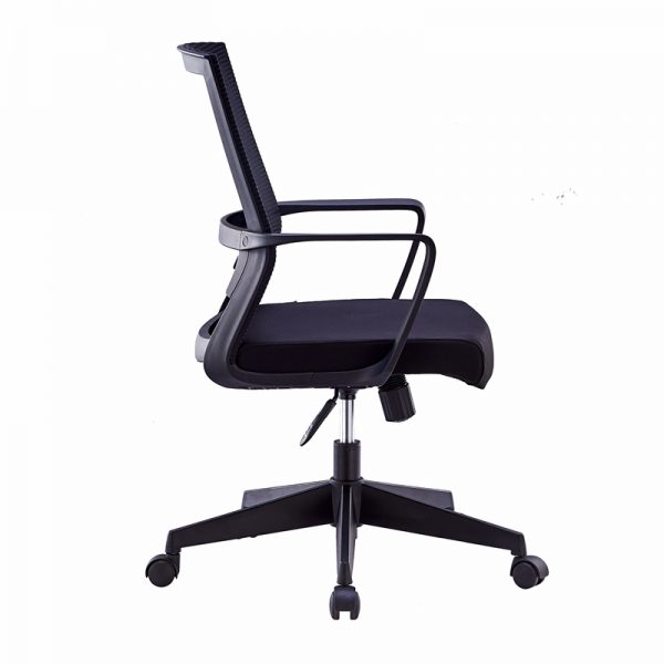 Black Back Mesh And Soft cushion Office Chair with Arms, Adjustable Height A305 - Image 4
