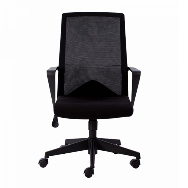Black High Back Mesh And Soft cushion Office Chair with Arms, Adjustable Height A306 - Image 2