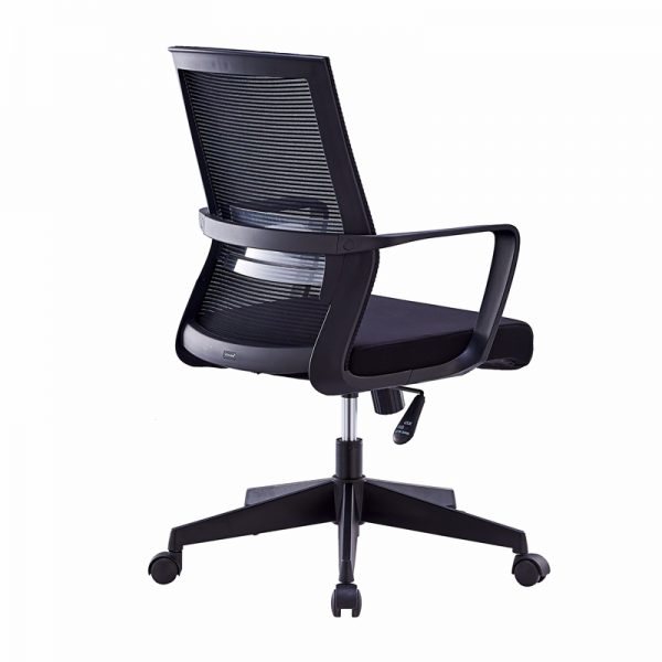 Black Back Mesh And Soft cushion Office Chair with Arms, Adjustable Height A305 - Image 3